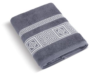 Froté ručník a osuška Řecká kolekce - šedomodrá - Ručník  155/042 - 50x100 cm