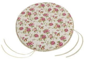 Sedák DANA kulatý hladký - růžová růže - průměr 40 cm