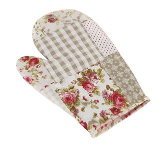 Kuchyňská chňapka - barevný patchwork - chňapka 28x18 cm