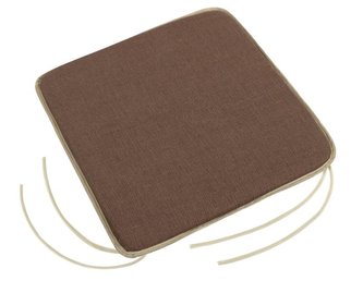 Sedák LADA hladký - hnědá Uni - 40x40 cm,hladký