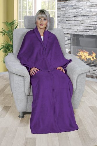 Korall televizní pytel 150x180 cm - fialový