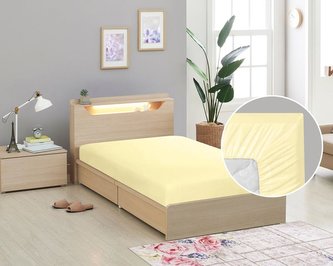 Prostěradlo plátěné - citrus - 90x200 cm