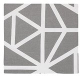 Povláček bavlněný - šedobílá geometrie - 40x40cm