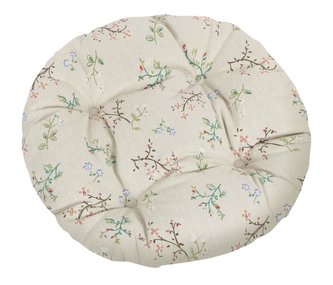 Sedák DANA prošívaný kulatý - větvičky - průměr 40 cm