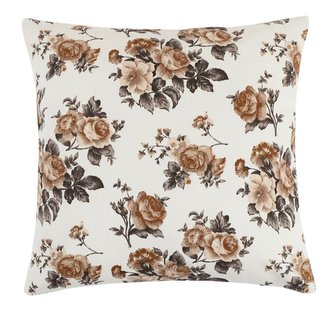 Polštářek BERTA - béžová růže - 45x45 cm
