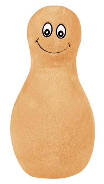 Polštářek Kuželka - lososová - 45x30 cm