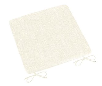 Sedák Žaneta hladký - smetanová - 38x38 cm