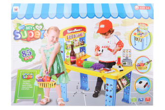 Supermarket na baterie s doplňky