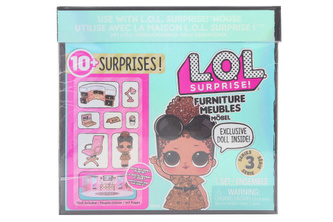 L.O.L. Surprise! Nábytek s panenkou - Ředitelna & Boss Queen TV