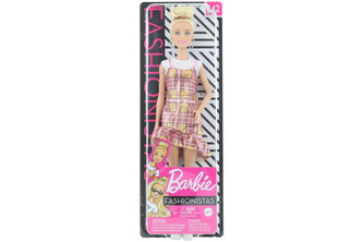 Barbie Modelka - plédové šaty GHW56