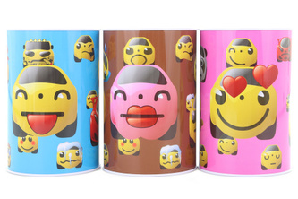 Pokladnička kovová smajlíci