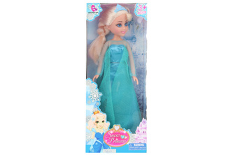 Sněhová princezna blondýnka