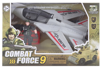 Vojenská sada s letadlem