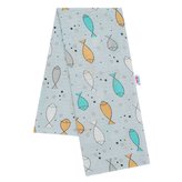 Bavlněná plena s potiskem New Baby modrá rybky