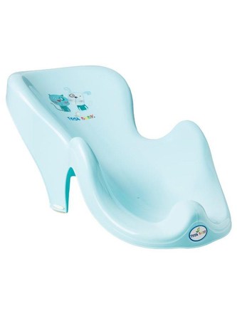 Lehátko ke koupání protiskluzové Pejsek a Kočička modré