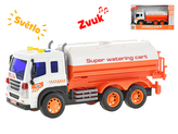 Auto opravářské cisterna 27cm 1:16 na setrvačník na baterie se světlem a zvukem v krabičce