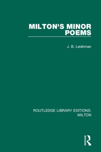 Milton's Minor Poems