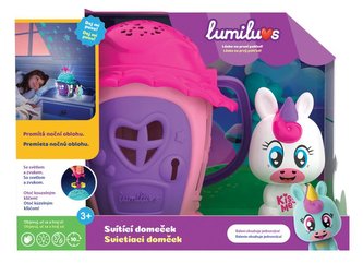 Lumiluvs domeček svítící růžový a Jednorožec
