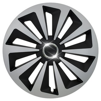 Kryty kol 14\"  FOX RING SILVER/BLACK (sada 4 ks)