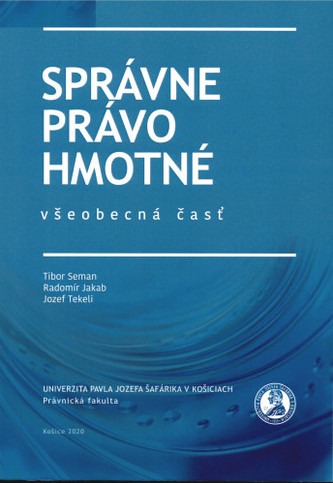 Správne právo hmotné Správne právo hmotné