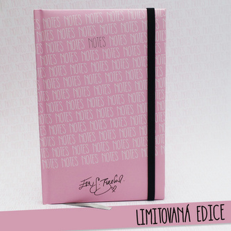 Notes linkovaný Růžový