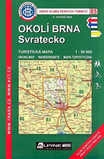 KČT 85 okolí Brna Svratecko