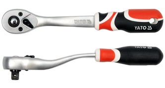 Ráčna 3/8\" 200 mm vyhnutá