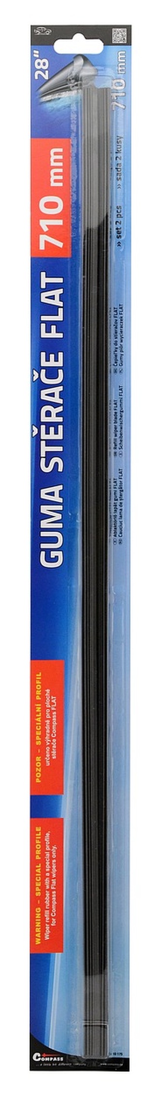 Guma stěrače FLAT 710 mm 2ks Guma stěrače FLAT 710 mm 2ks