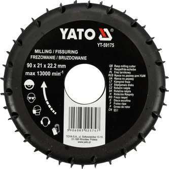 Rotační rašple frézovací 90 mm Rotační rašple frézovací 90 mm