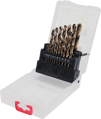 Sada vrtáků na kov 19ks HSS-COBALT 1-10mm Sada vrtáků na kov 19ks HSS-COBALT 1-10mm