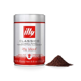 illy Classico Moka (středně pražená) - mletá káva, 250 g