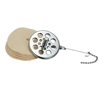 Adaptér na papírové filtry pro vacuum poty Hario TCA (F-103MN) - adaptér + 50 ks filtrů