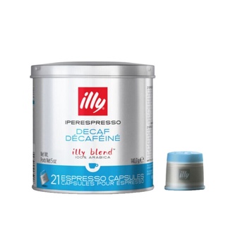 Kapsle illy HES iperEspresso Decaf (bez kofeinu) - 21 ks, dóza