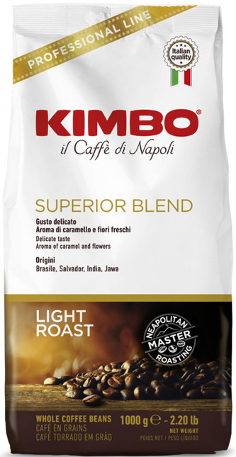 Kimbo Espresso Bar Superior Blend, zrnková káva, 1000g