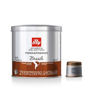 Kapsle illy HES iperEspresso Monoarabica Brazil - 21 ks, dóza