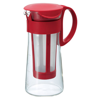 Konvice pro přípravu ledové kávy Hario Mizudashi (MCPN-7R) - 600 ml, červená