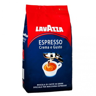 Lavazza Espresso Crema e Gusto (modrá) - zrnková káva, 1000 g