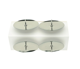 Bodce na svíčky stříbrné, 5cm,