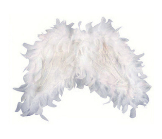 Maska - Andělská křídla z peří 38cm, 5858