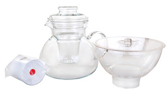 Zeus Nádobový vodní filtr Oasa čirý (červená vložka)