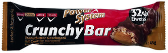 Power System Crunchy Bar 32% Peanutbutter with Crunchy Caramel 45 g