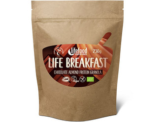 Lifefood Bio Life breakfast Granola čokoládová s mandlemi 230 g