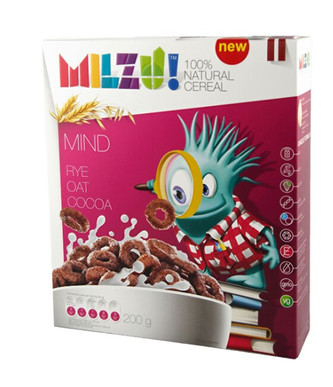 Milzu! Cereální kroužky s kakaem 200 g