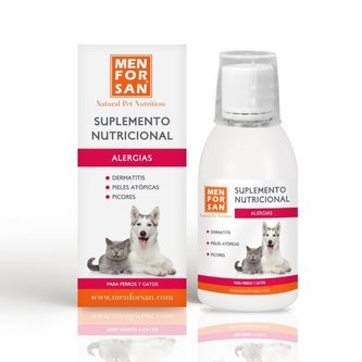 MENFORSAN Menforsan Allergies - Proti alergii - Tekutý doplněk stravy pro psy a kočky 120 ml