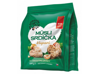 Semix Musli srdíčka křupavá s lískovými oříšky 100g