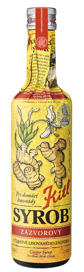 Kitl Kitl Syrob Zázvorový 500 ml - sirup pro přípravu domácích limonád