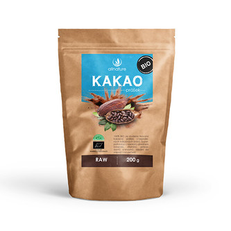 Allnature RAW BIO Kakaový prášek 200 g