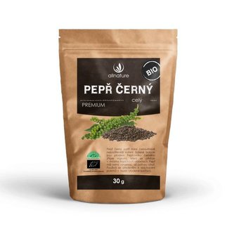 Allnature Pepř černý celý BIO 30 g