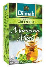 Zelený čaj, 20x1,5g, DILMAH, Moroccan Mint