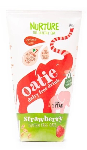 Nurture Oatie Dairy Free Drink Strawberry 200 ml